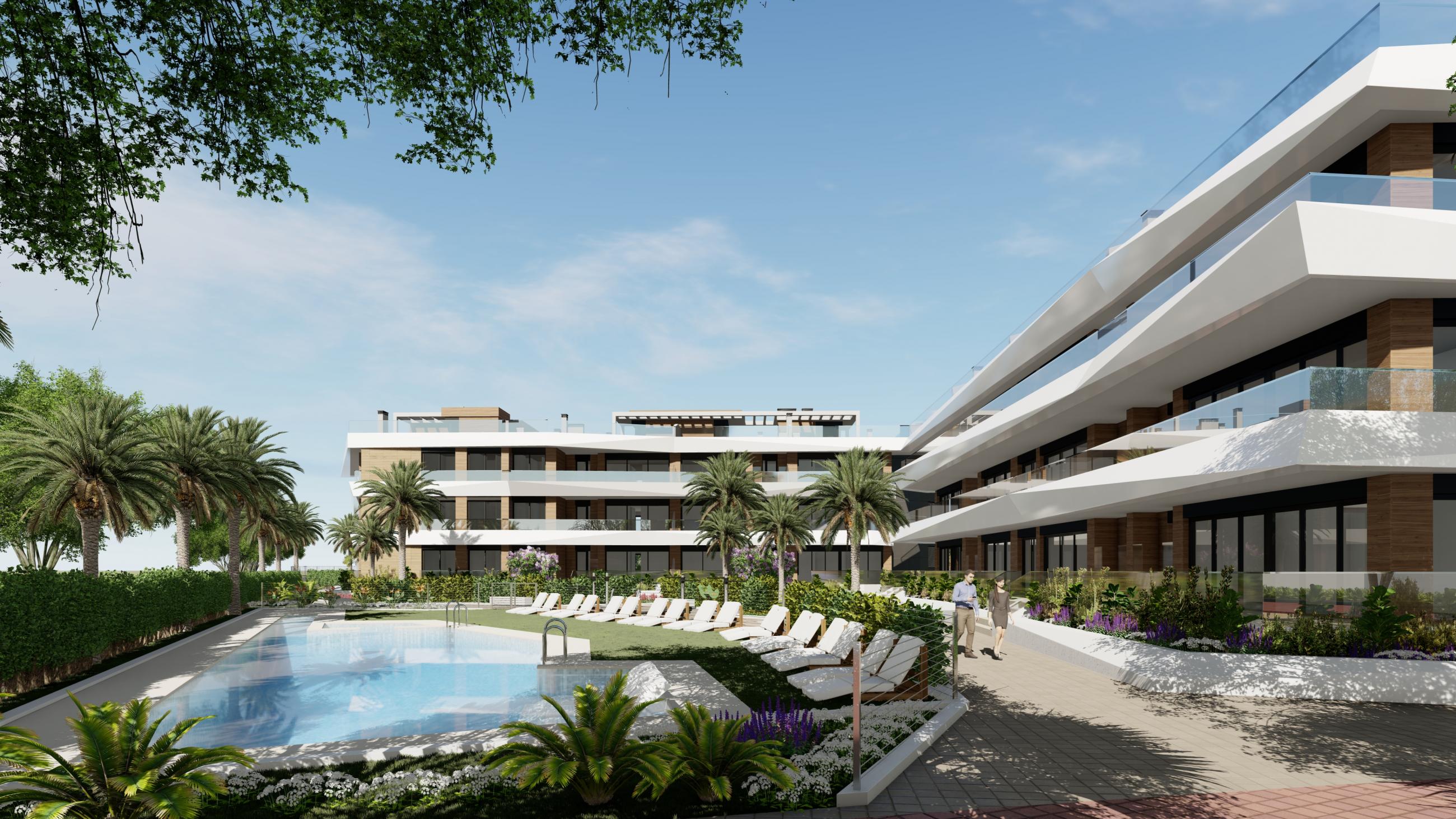 Exterior of the residential development