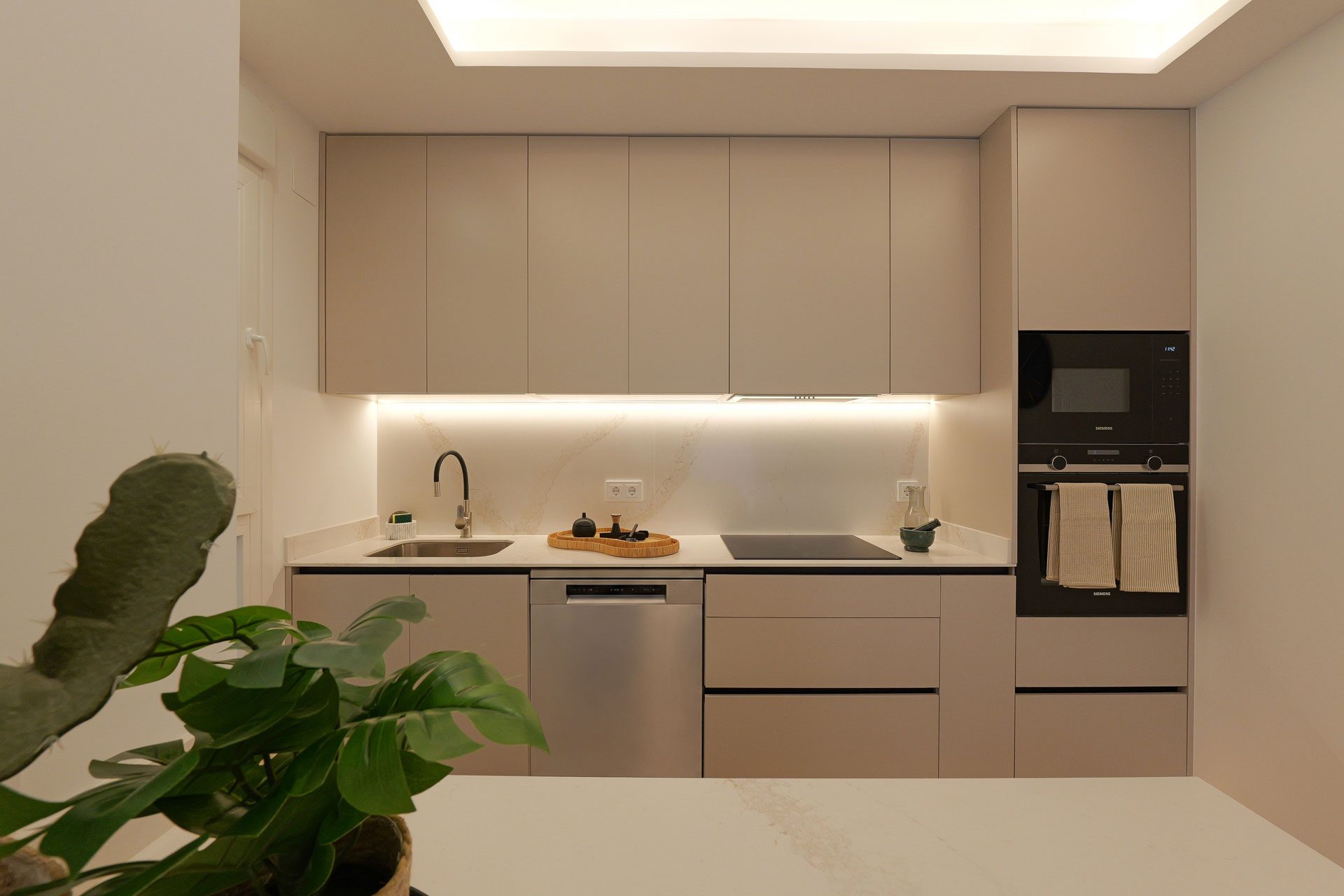 Kitchen of the show apartment