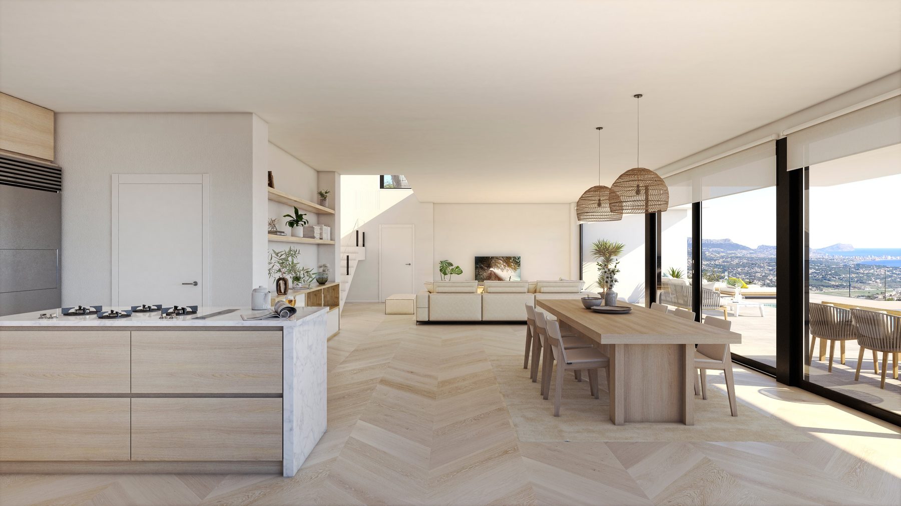 Bright and cosy interiors