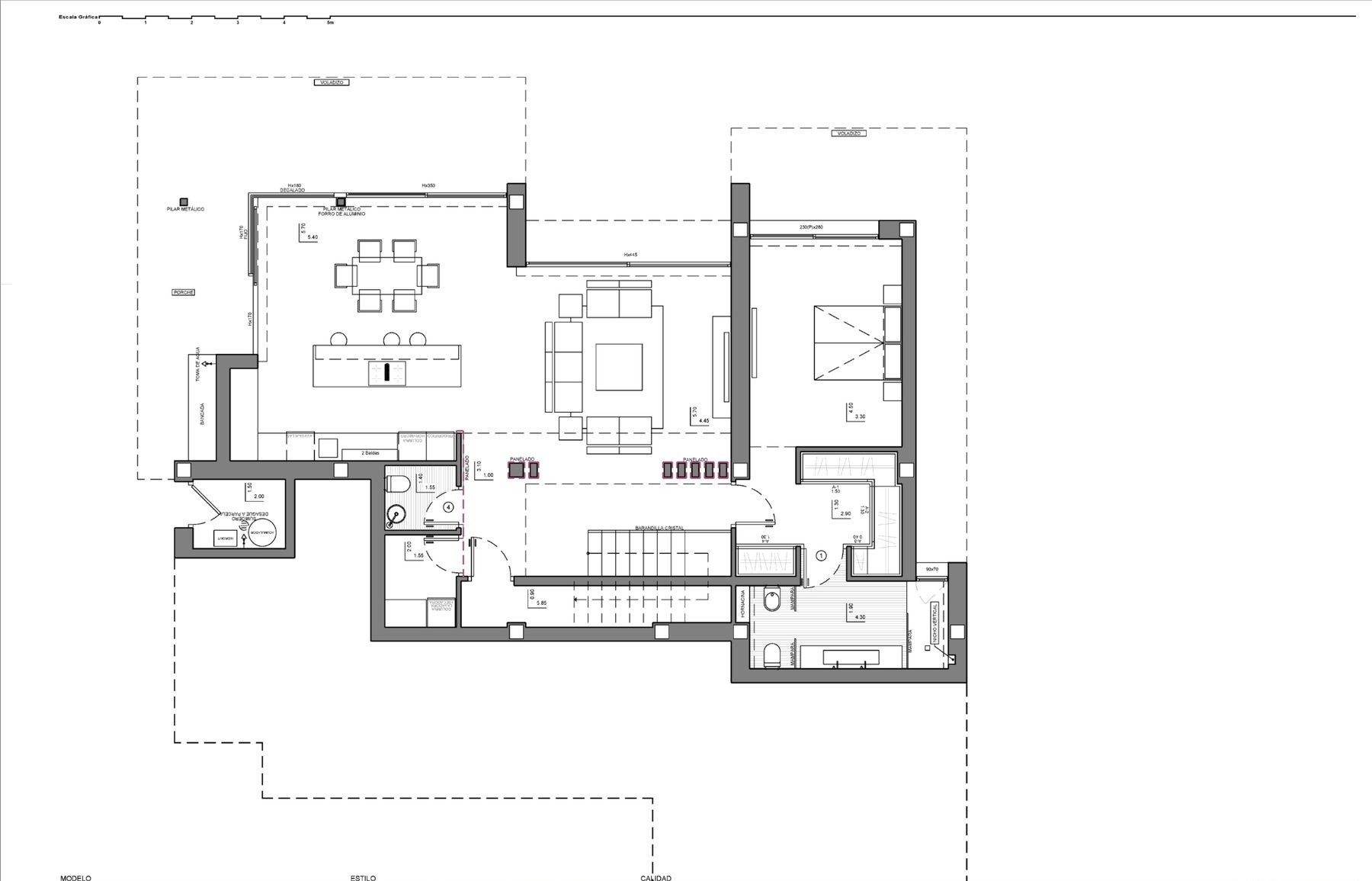 Floor plan 2 of Design Villa with a Southeast Orientation