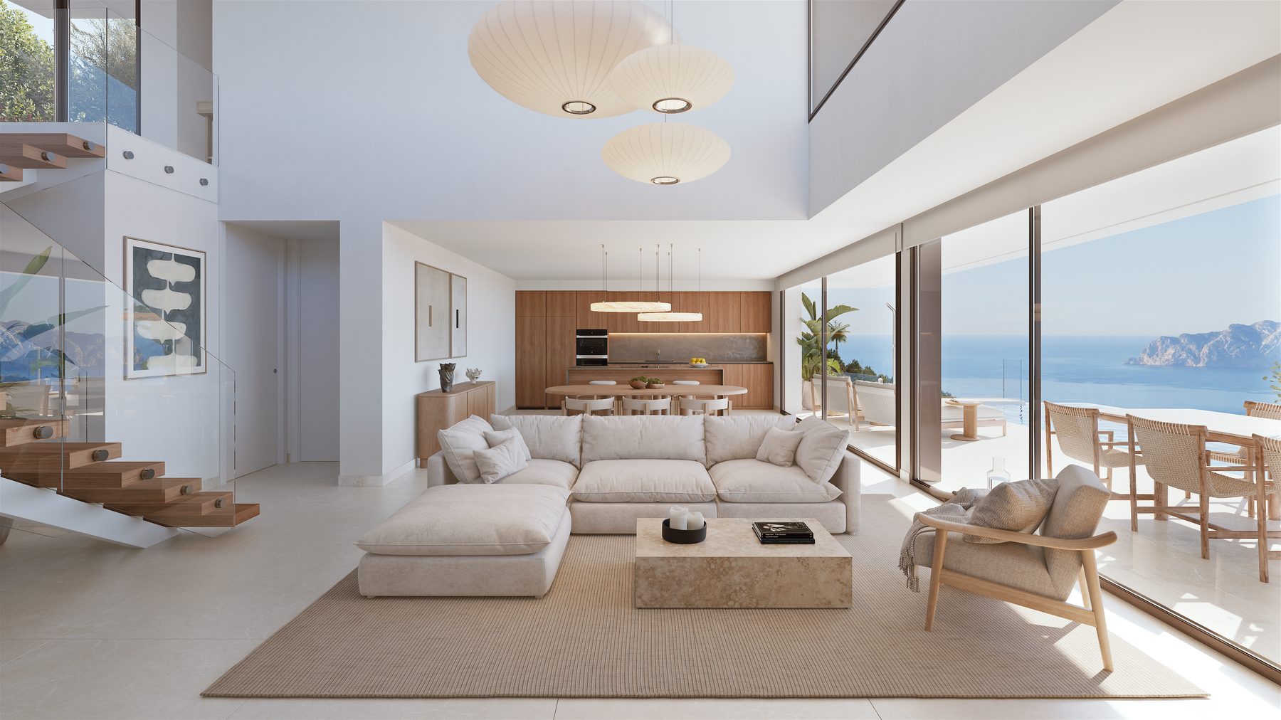 Rooms shaped by natural light