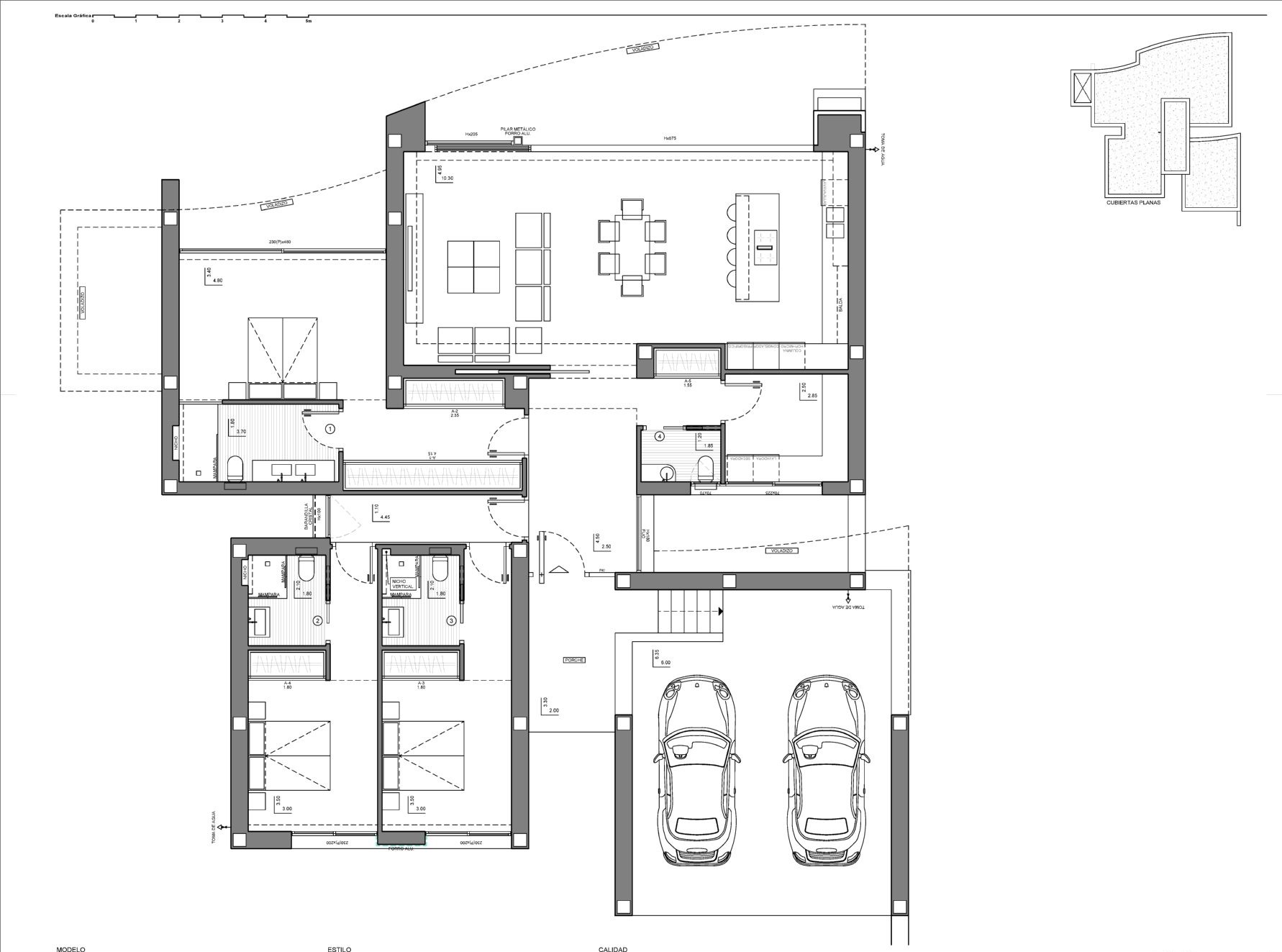 Grundriss 2 der Sonnige Villa mit Infinity-Pool