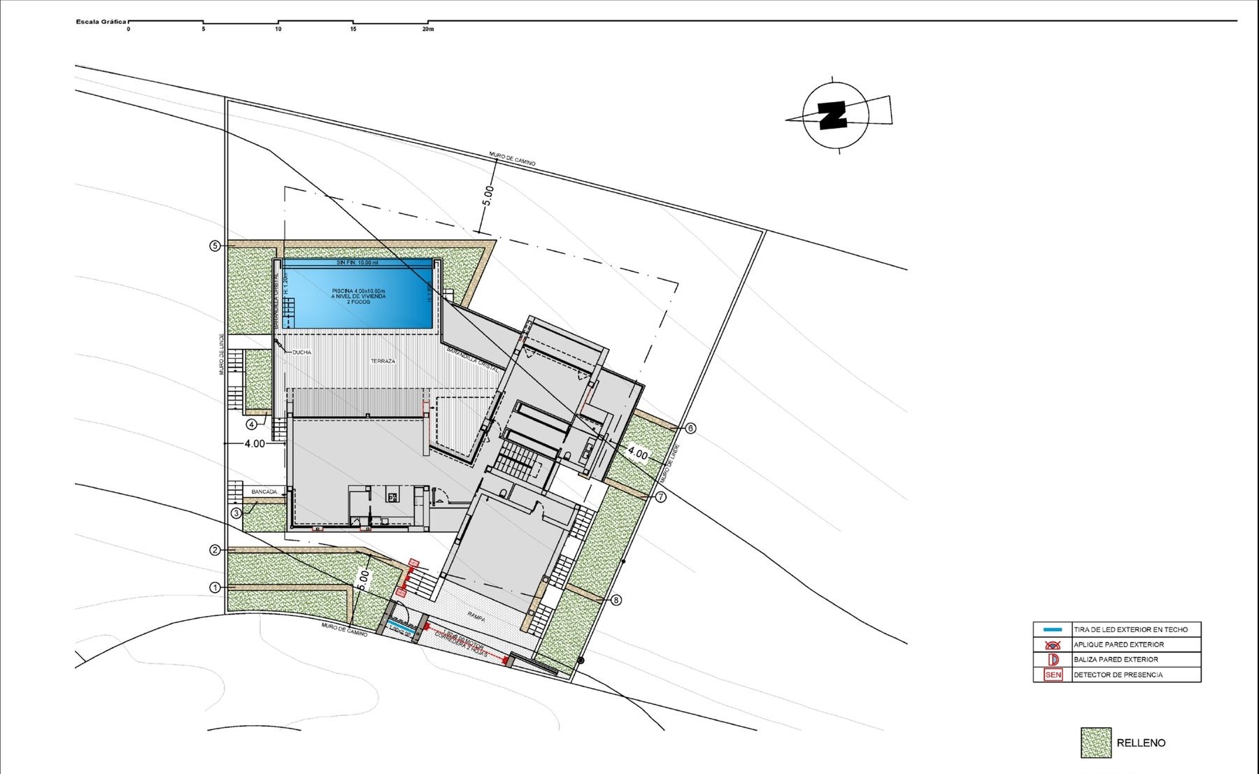 Floor plan 1 of Design Villa with Breathtaking Sea Views