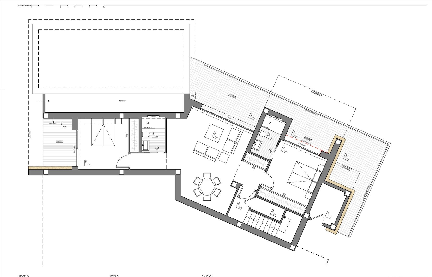 Floor plan 2 of Design Villa with Breathtaking Sea Views