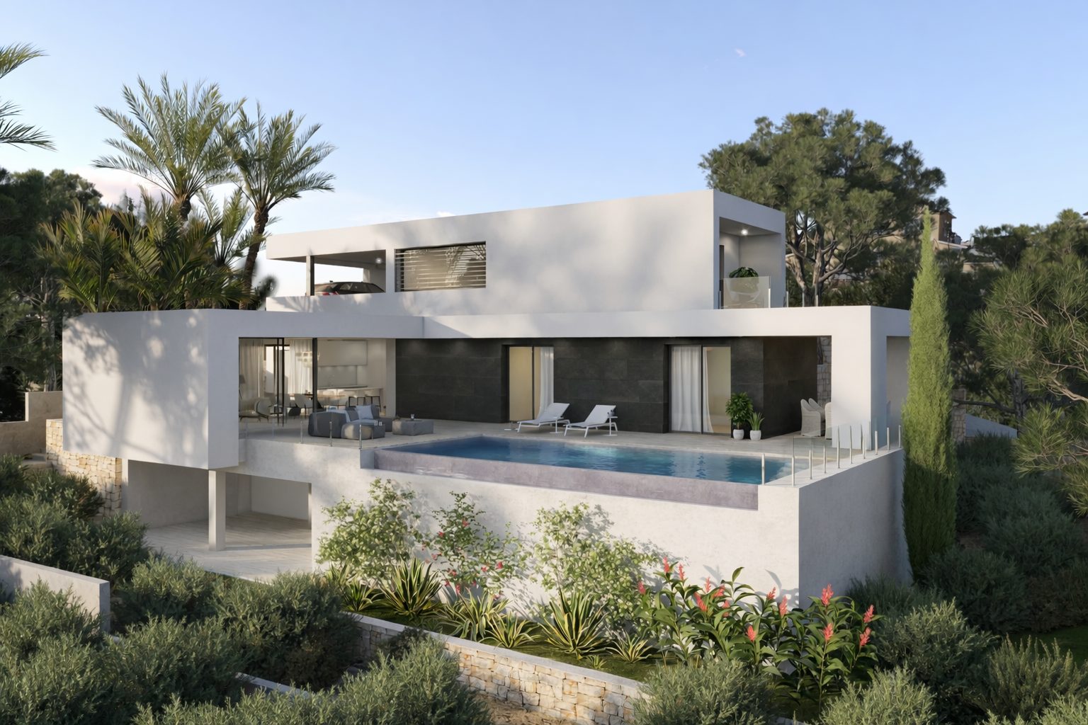 Villa with a Private Terrace and Three Bedrooms in Cumbre del Sol