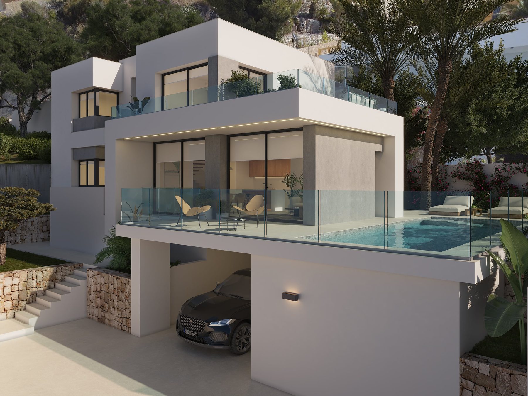 Compact Villa with a Southwest-Facing Terrace in Cumbre del Sol