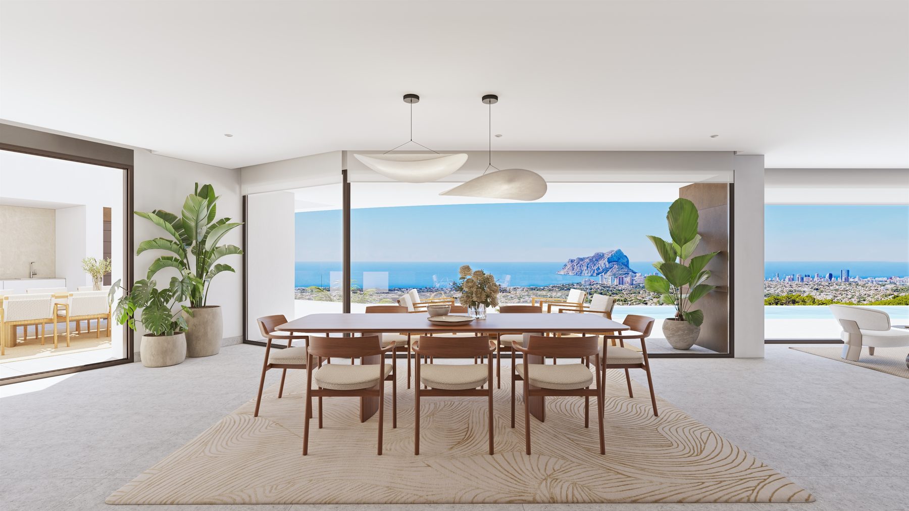 Minimalist, functional and calm interior design, where every element has its pla
