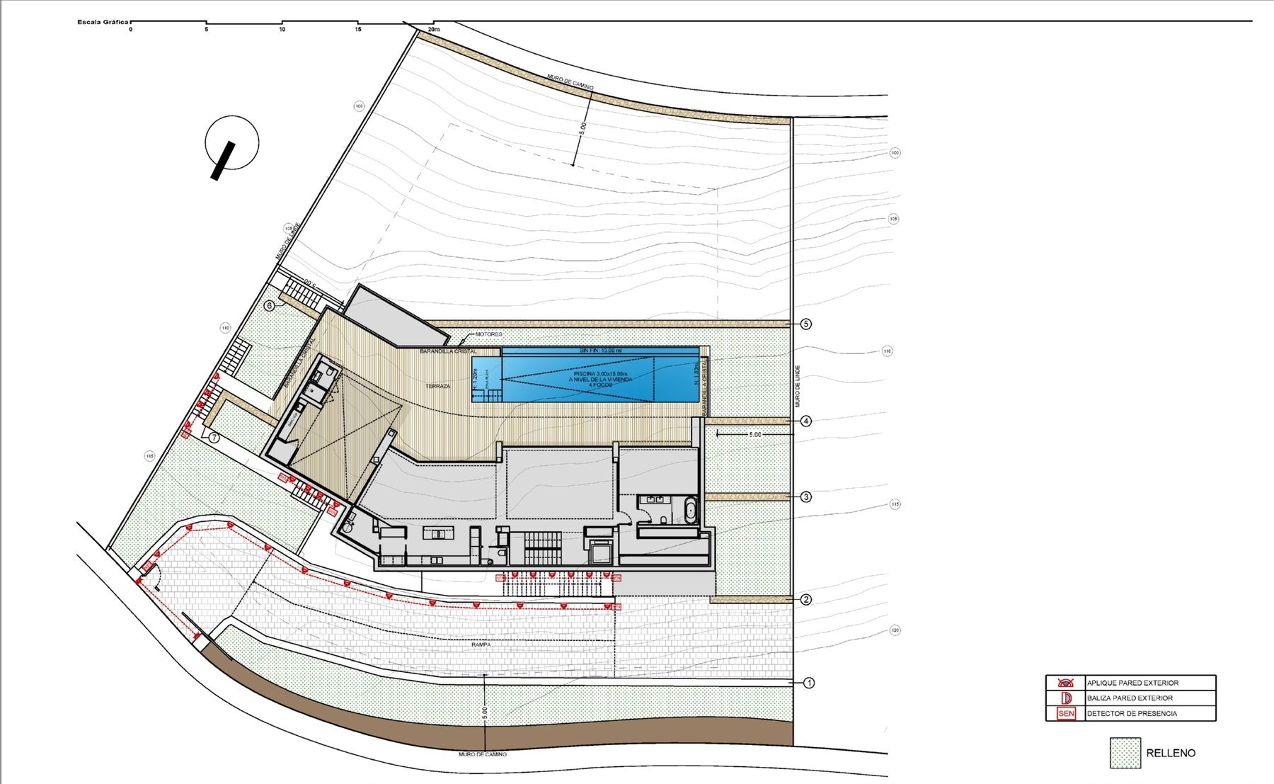 Floor plan 1 of Spacious Villa with Infinity Pool and Sea Views