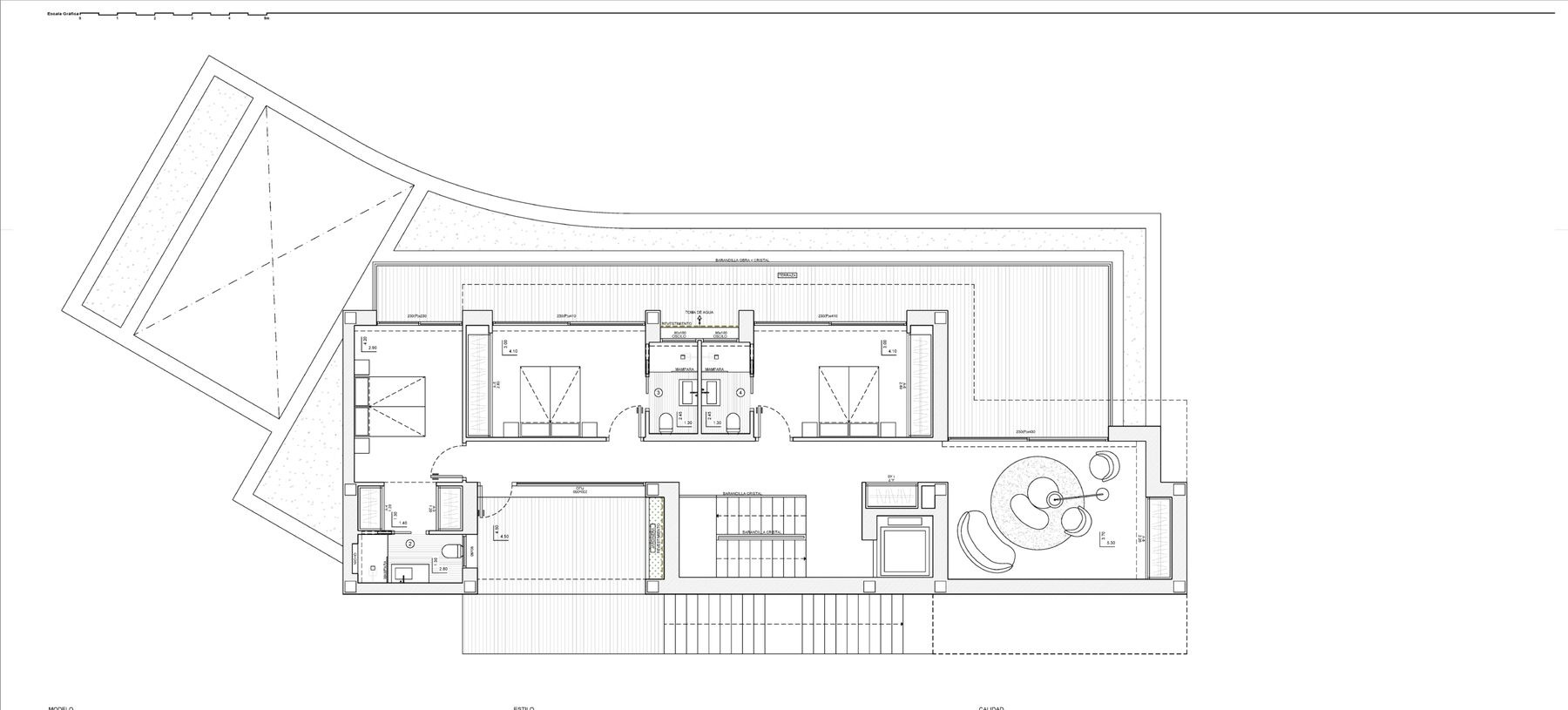 Floor plan 3 of Spacious Villa with Infinity Pool and Sea Views