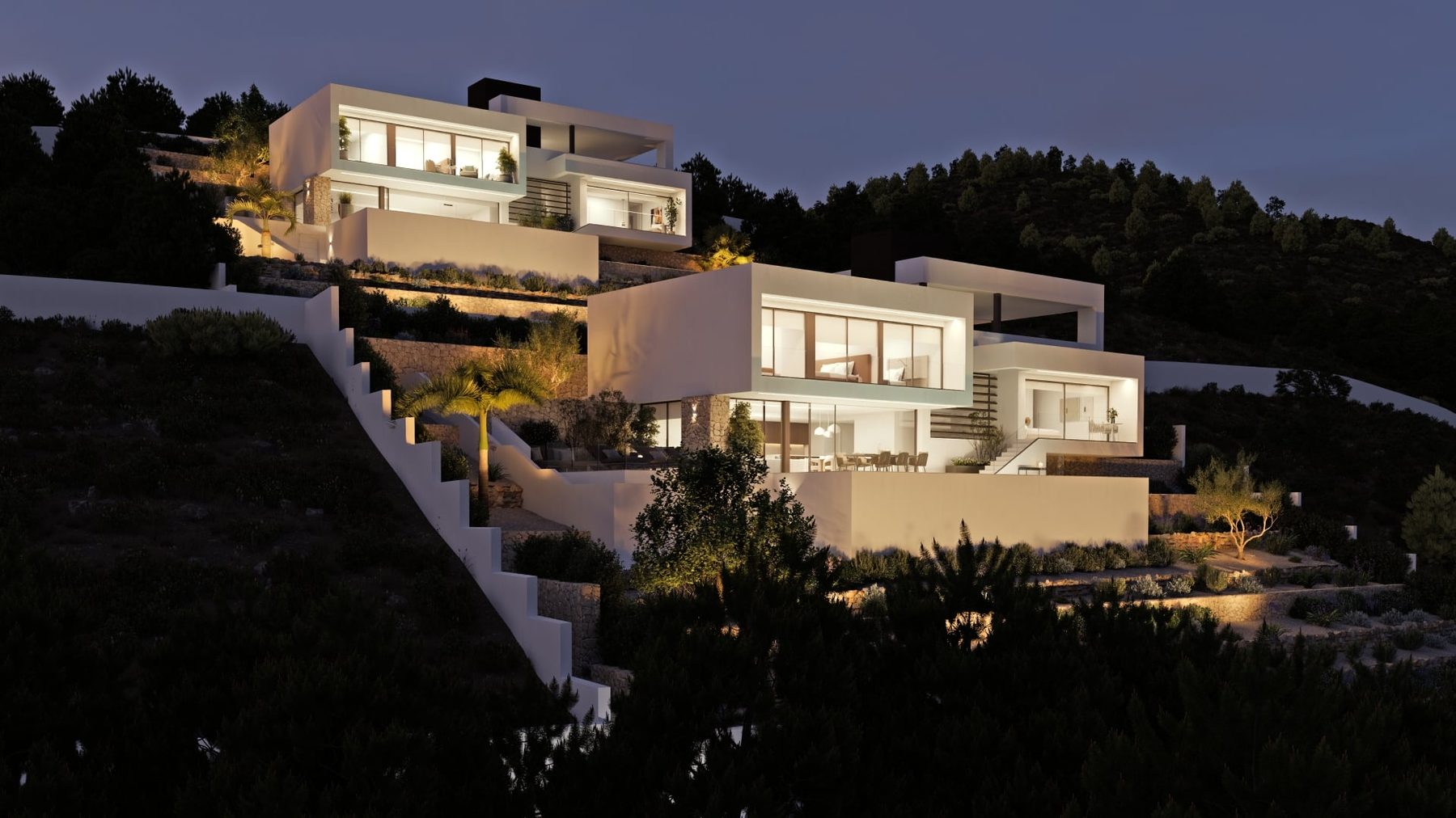 Modern Design Villa with Four Bedrooms in Altea
