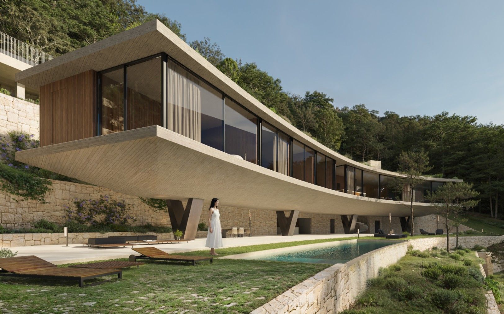 Avant-Garde Villa with Sea Views on Five Pillars