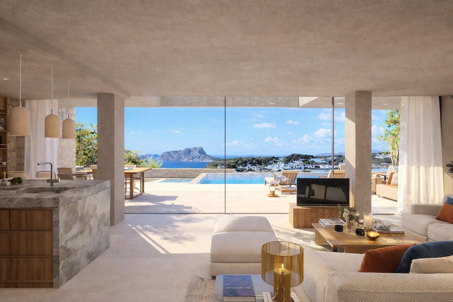Zeitgenössische Villa im Bau mit Meerblick – Foto 6