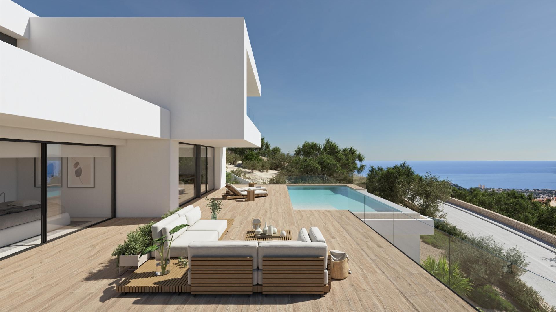 New-Build Villa with an Expandable Floor Plan with infinity pool in Benitachell, Cumbre del Sol