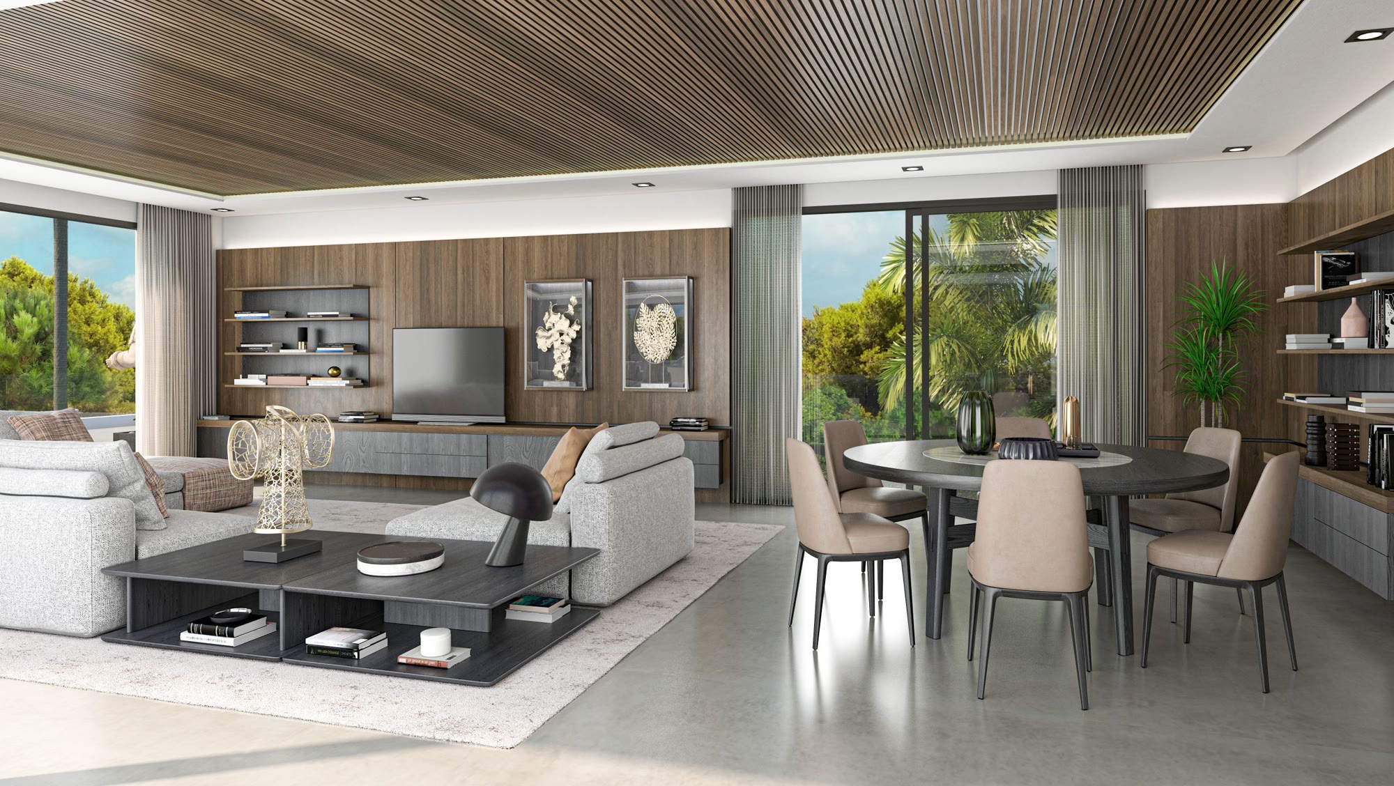 Villa moderna con vistas al mar y piscina interior en Las Rotas – Foto 6