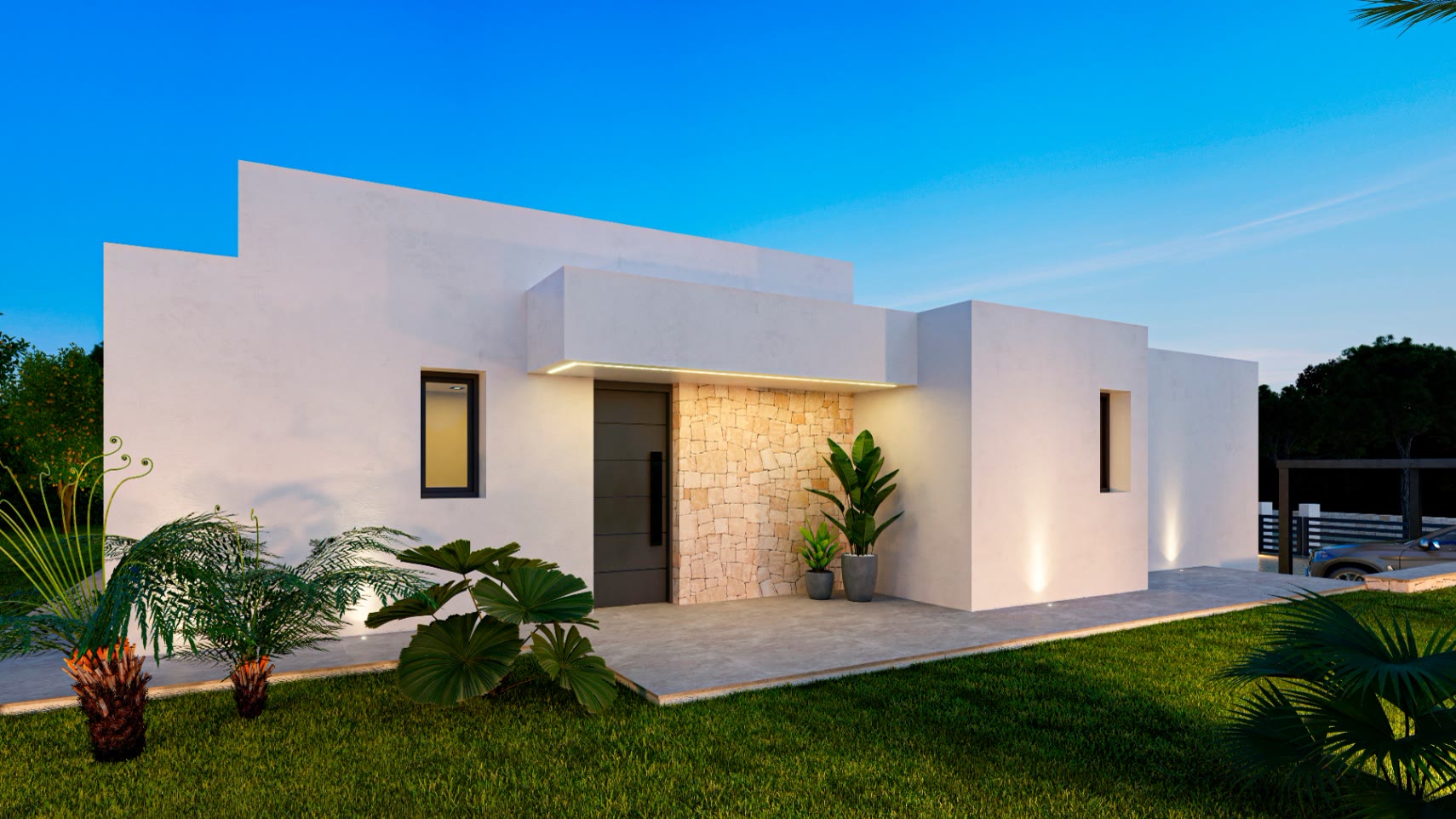 Single-level new-build villa with pool in Jávea – photo 8