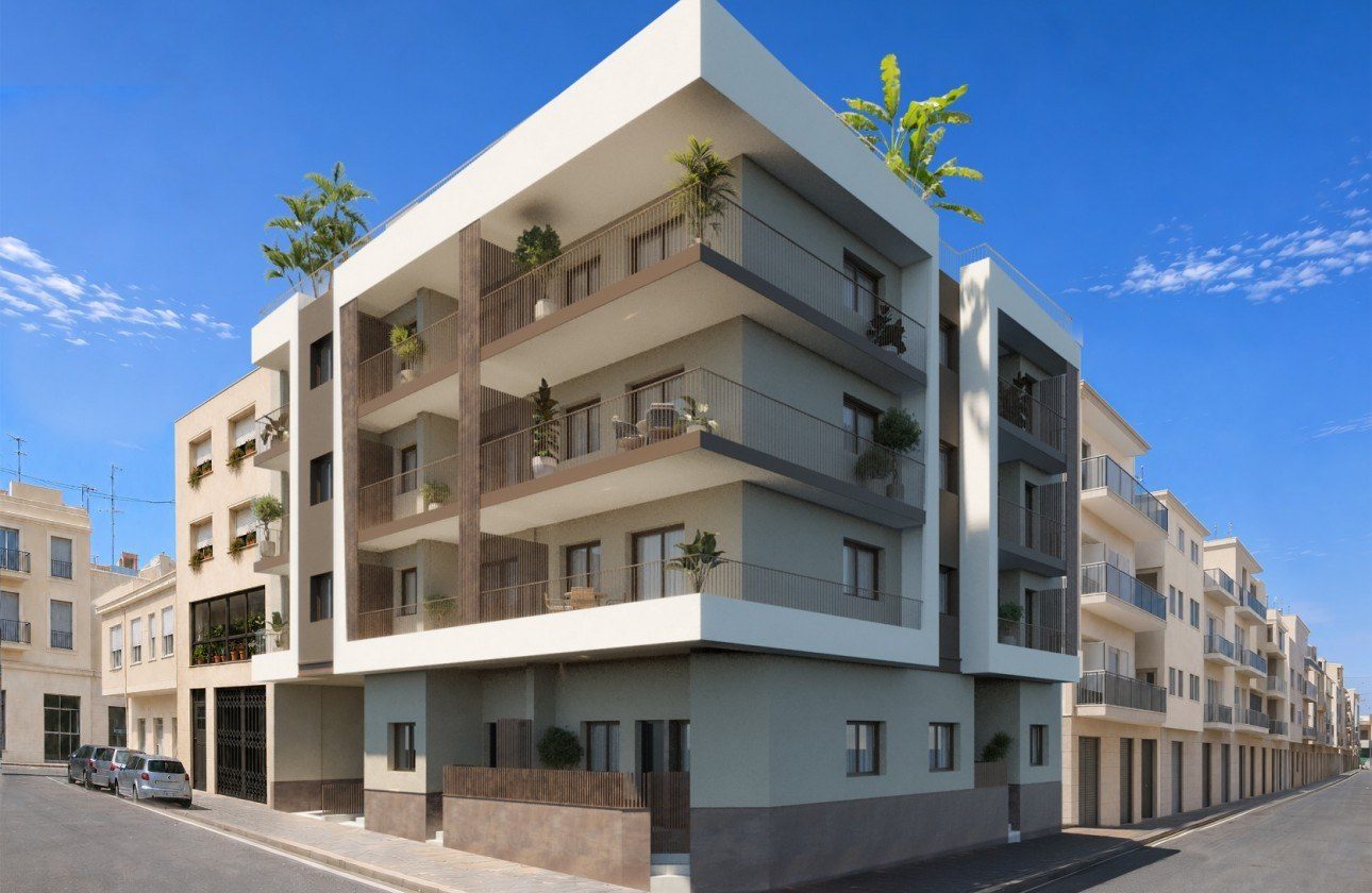 New-build ground-floor apartments with rooftop pool – Santa Pola