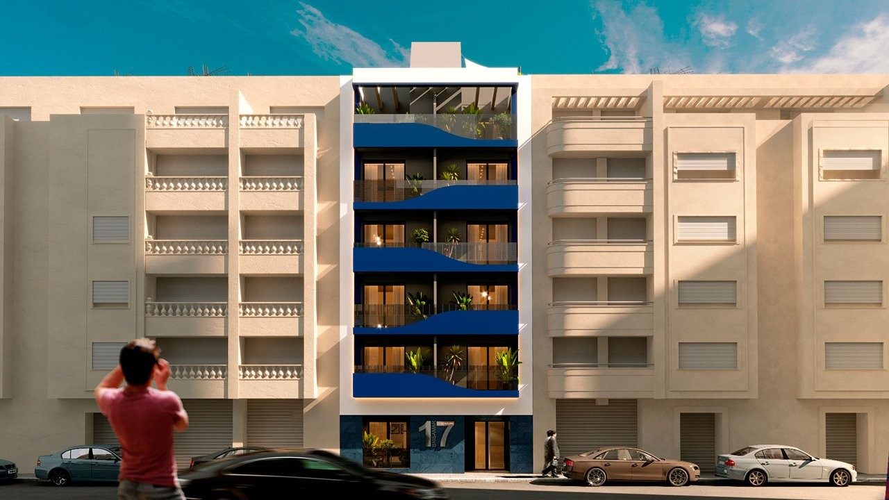 New-build apartments with rooftop pool and sauna – Torrevieja