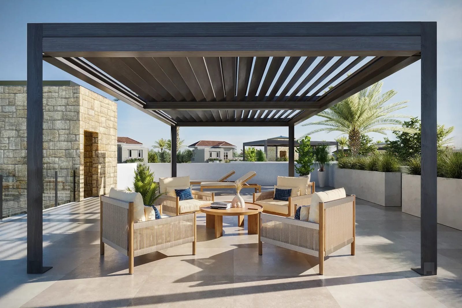 Detached new-build villa with solarium – photo 2