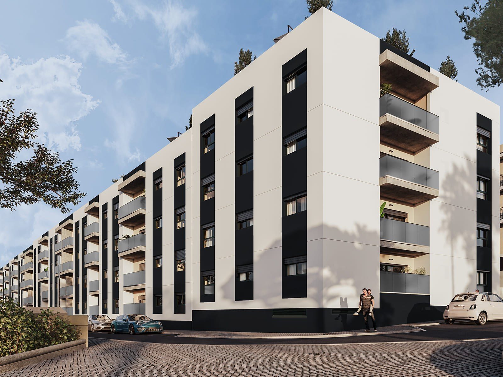New-build apartments with rooftop pool and lift – Alicante