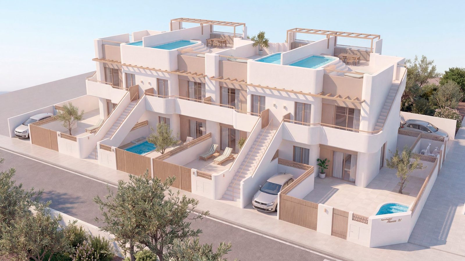Maisonette bungalows with private pool – Pilar de la Horadada