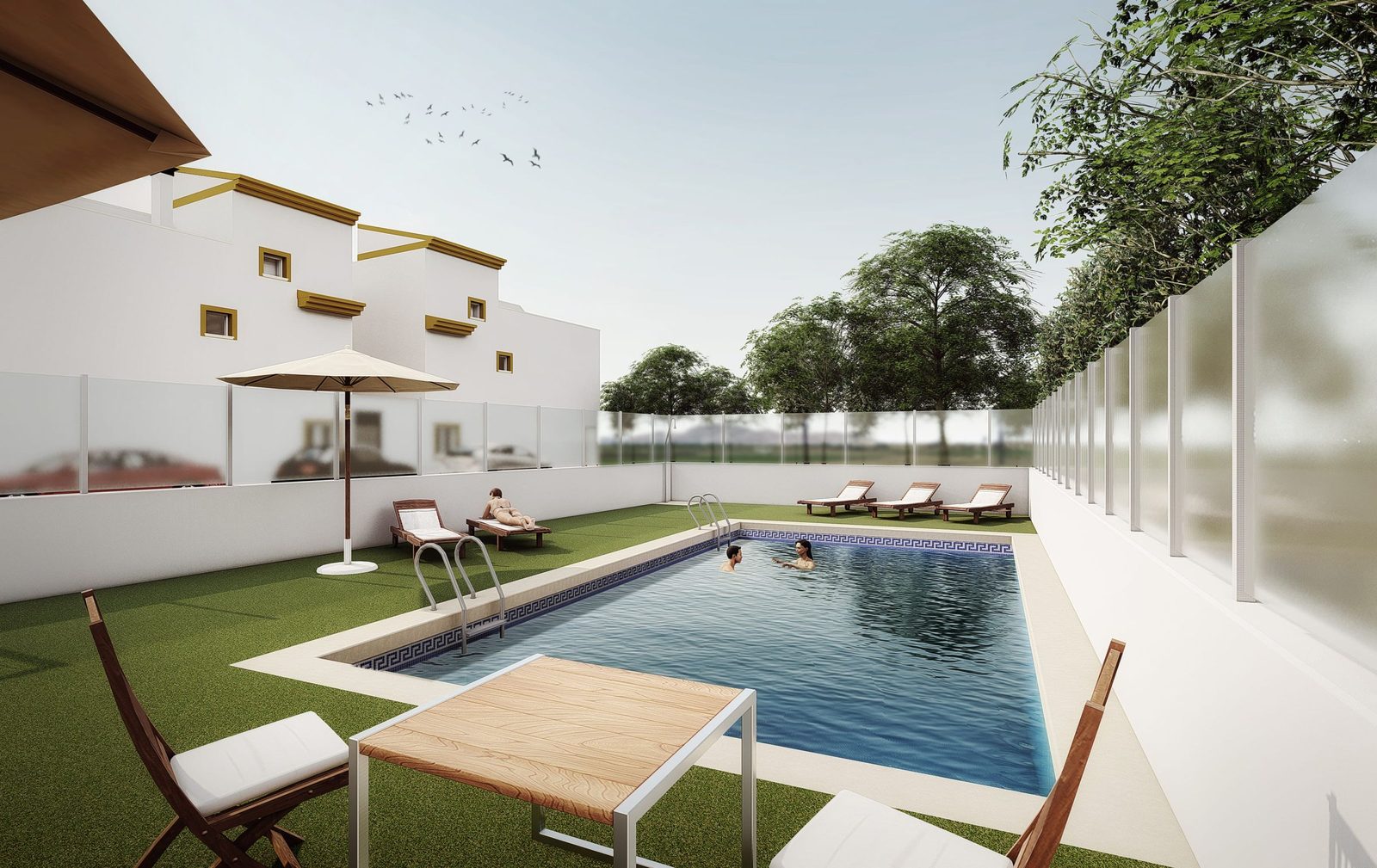 Townhouses with solarium – Santa Rosalía