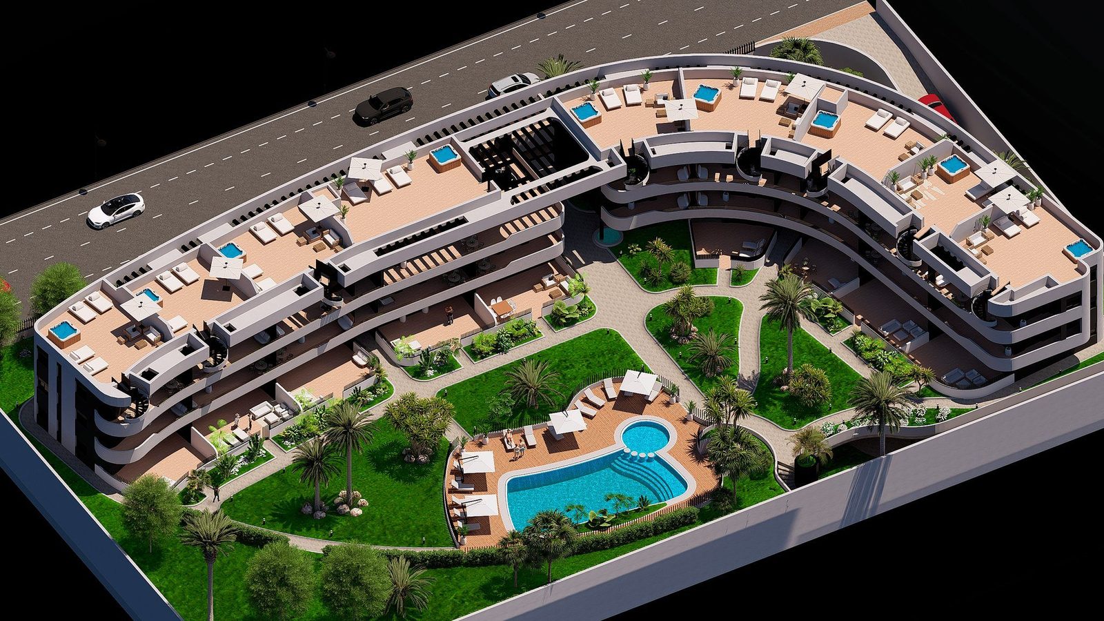 New-build apartments with communal pool – Los Alcázares