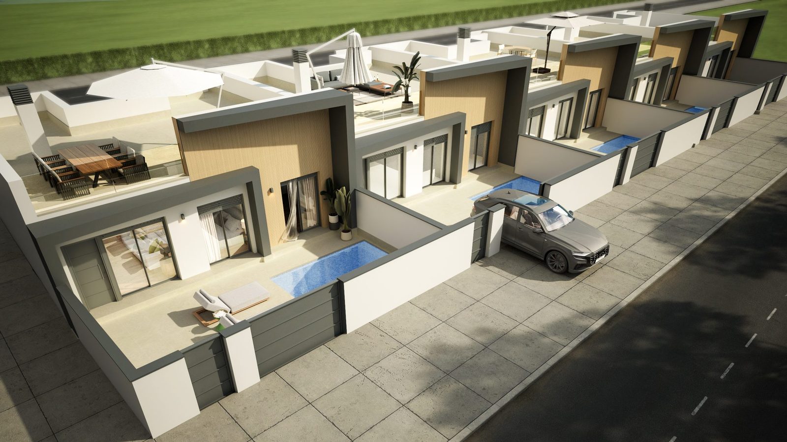 New-build villas with private pool – Avileses