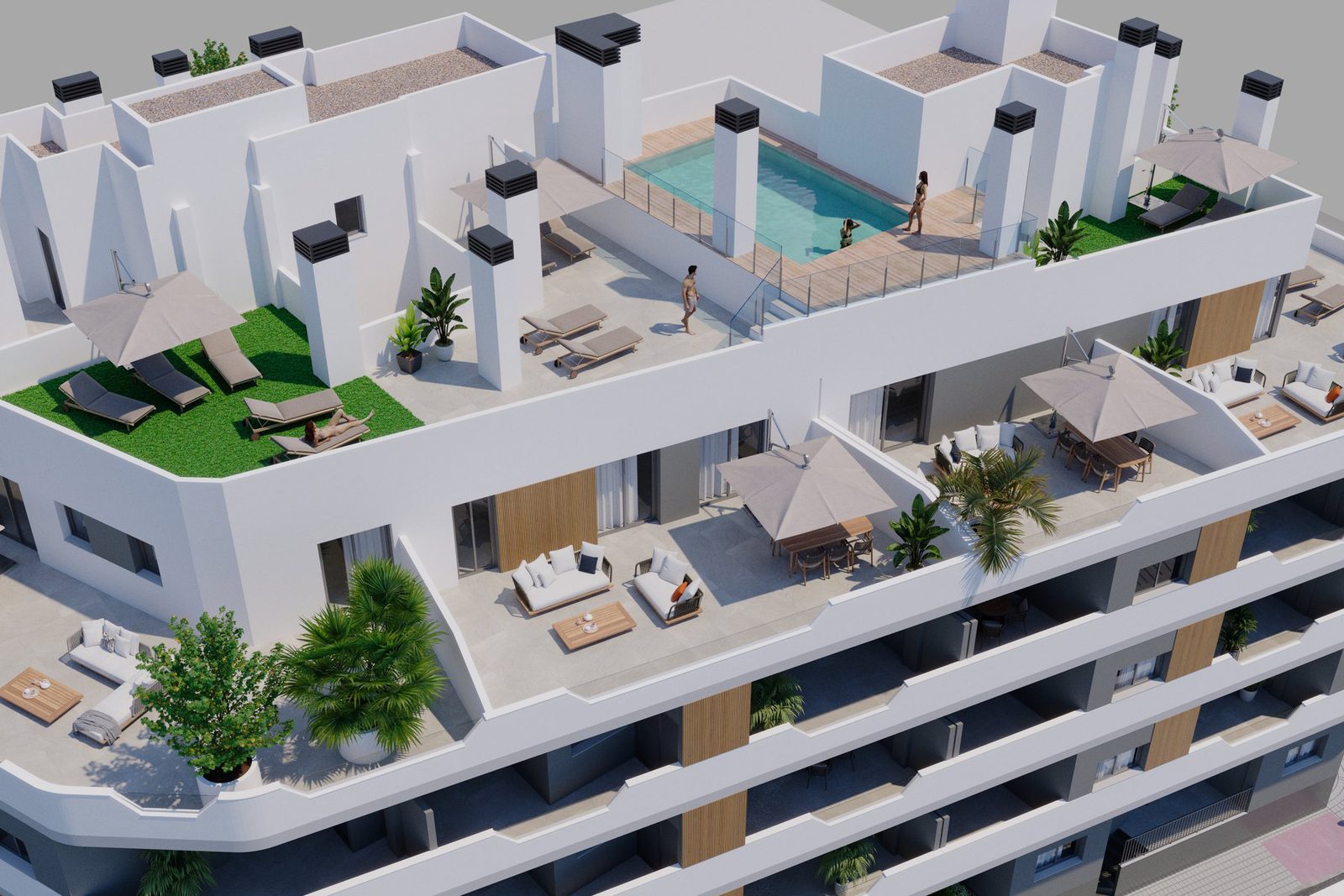 New-build apartments with rooftop pool and solarium – photo 5