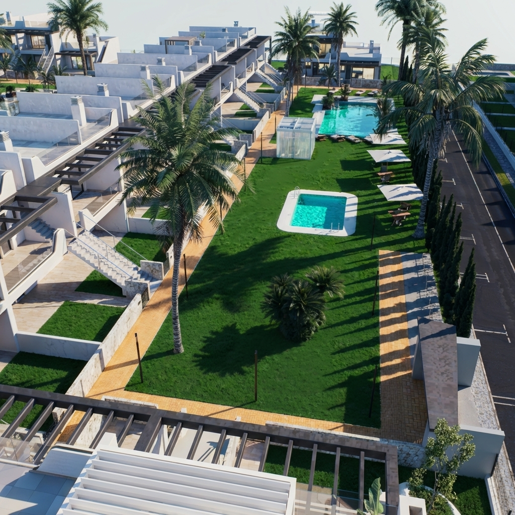 Ground-floor pool villa with garden (visualisation)