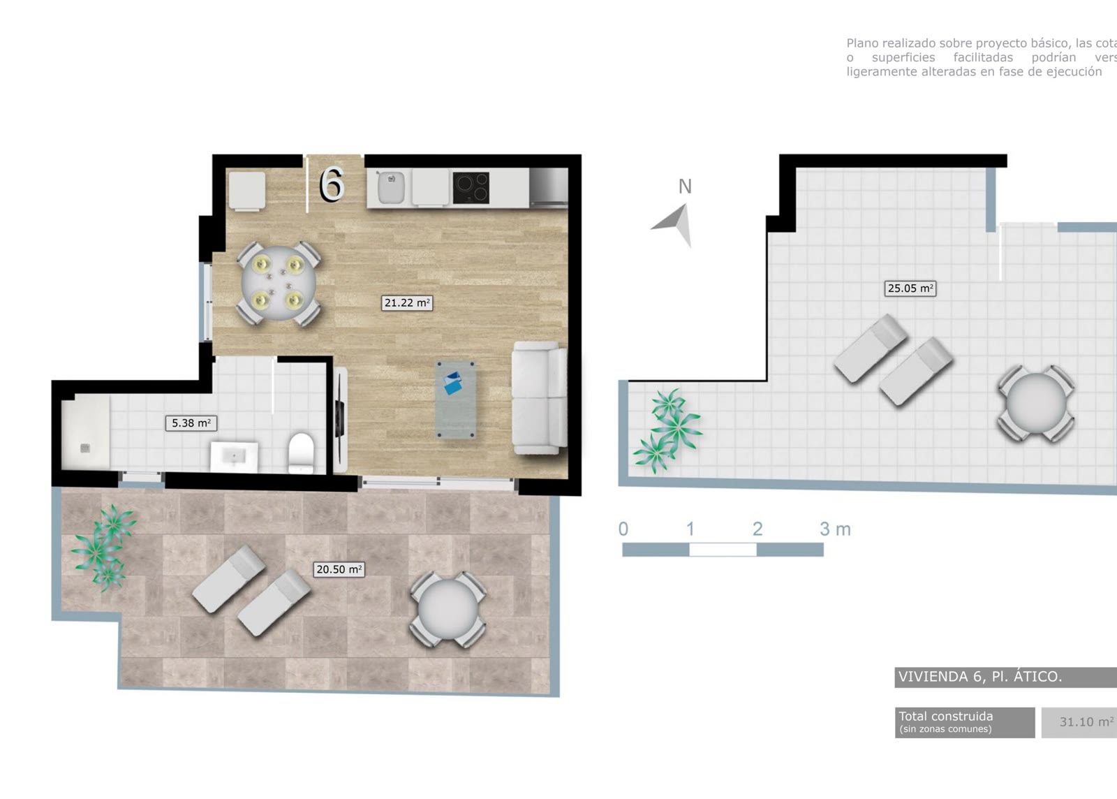 Floor plan of the apartment